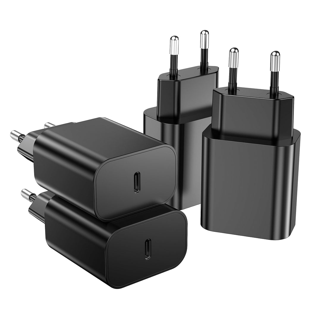 20W USB C Adapter, USB-C Ladegerät kompatibel mit i-Phone 17/16/15/14/13 Plus Pro Max Mini, i-Pad, A