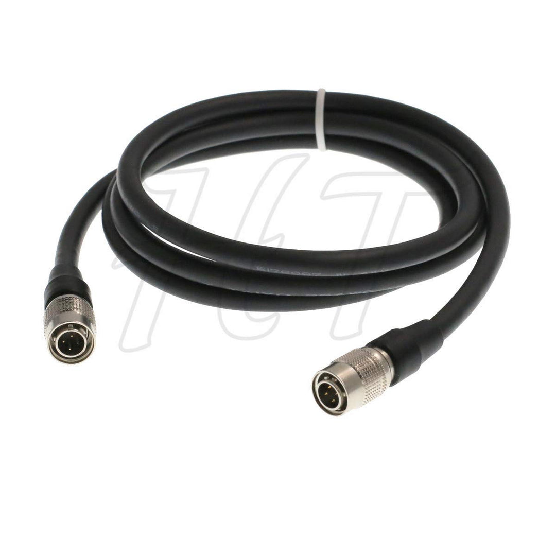 HangTon BDS Stromkabel Stecker Hirose 4 Pin auf Hirose 4 Pin für Audiogeräte MixPre 664 688 Mixer Zo