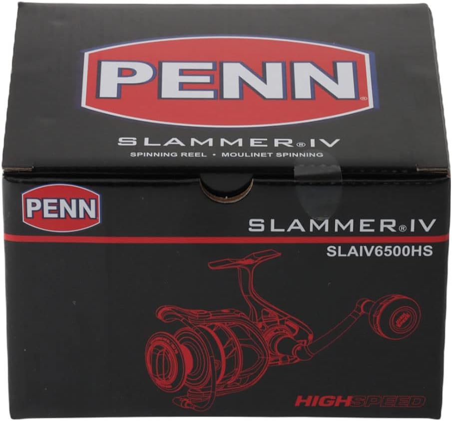 PENN Slammer IV Salzwasser-Spinnrolle – Vollmetall-, Hochleistungs-Spinn-, Jigging- oder Köderrolle