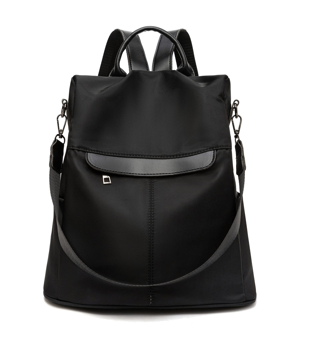 shepretty Damen Rucksack Anti Diebstahl Umhängetasche Multifunktions Schultaschen 8864-oxford-schwar