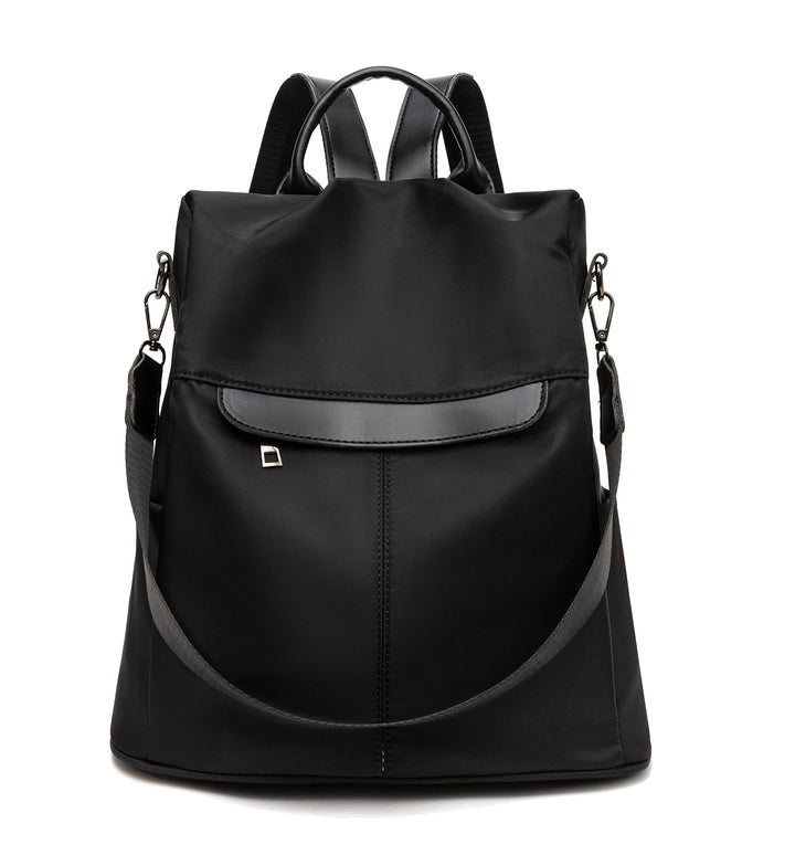 shepretty Damen Rucksack Anti Diebstahl Umhängetasche Multifunktions Schultaschen 8864-oxford-schwar