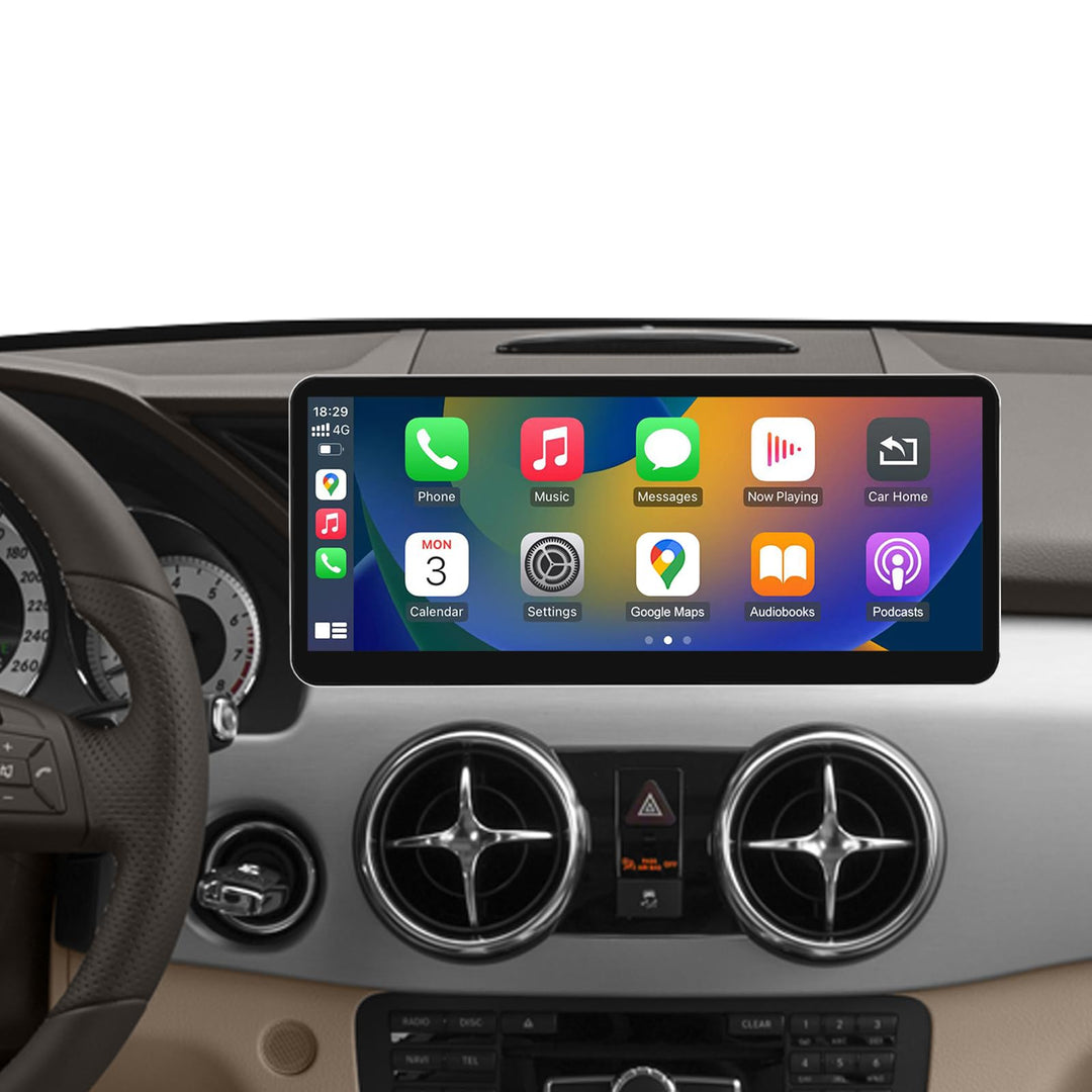Autoradio 12,3 Zoll Touchscreen mit kabellosem Carplay und Android Auto für 2013-2015 Mercedes Benz