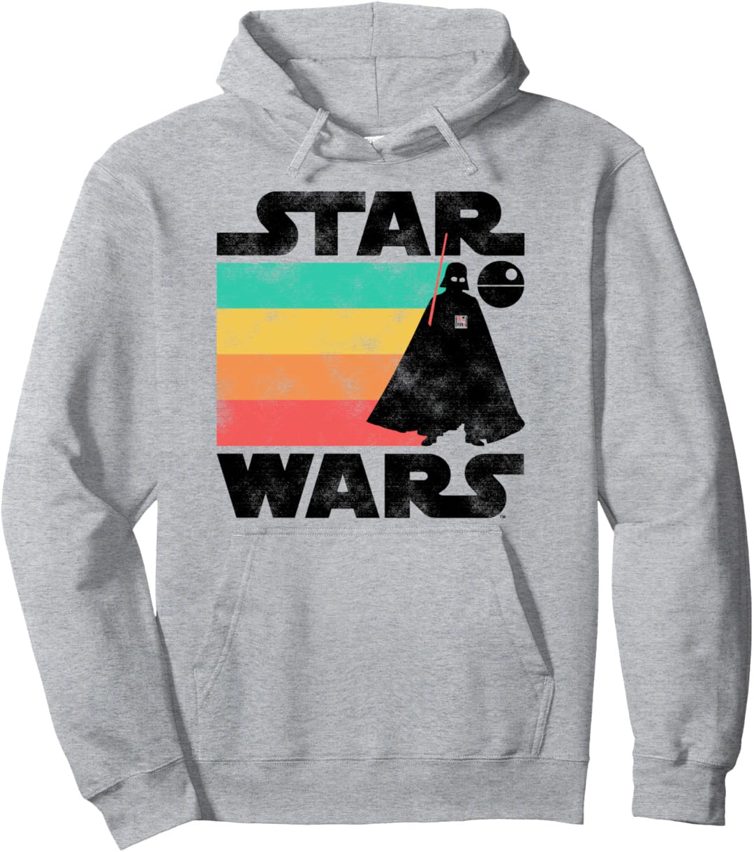 Star Wars Darth Vader Retro Stripes Baby Death Star Pullover Hoodie