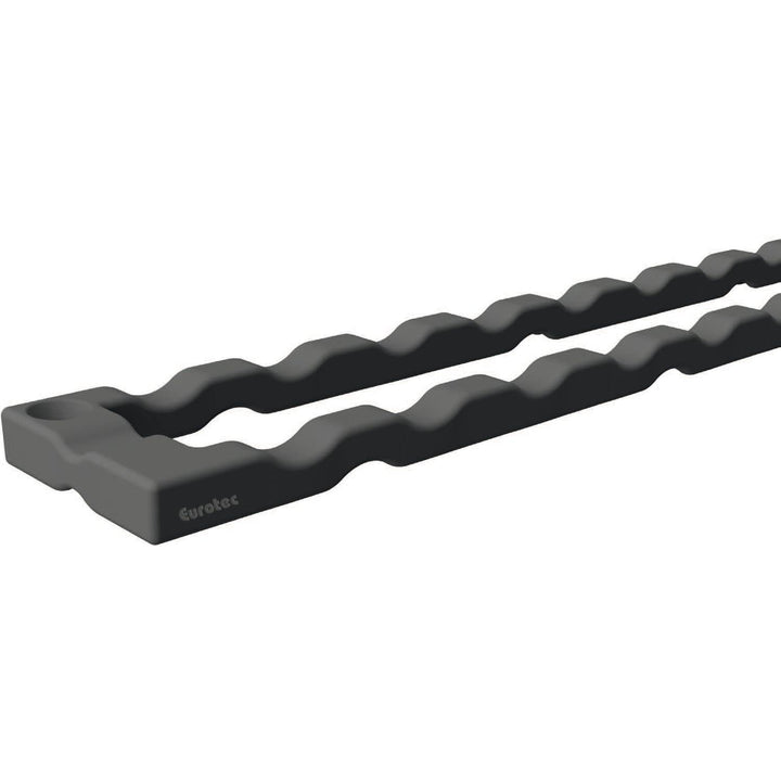 Eurotec 944803 Distanzleiste für Terrassendielen, schwarz