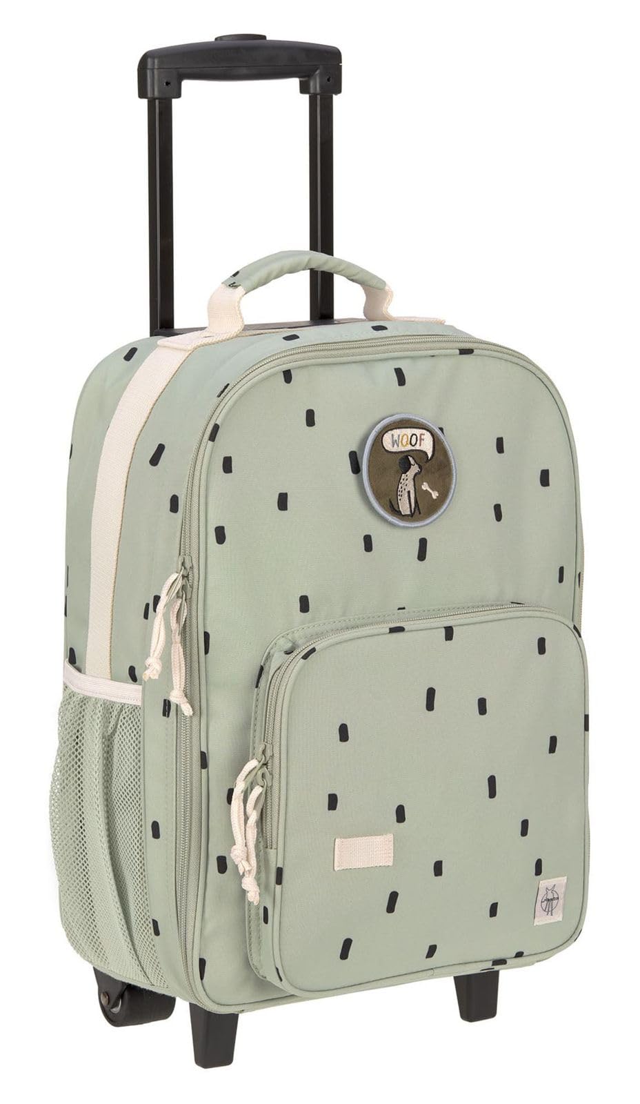 LÄSSIG Kinderkoffer Trolley Reisekoffer mit Teleskopstange und Rollen für Kinder Handgepäck/Trolley