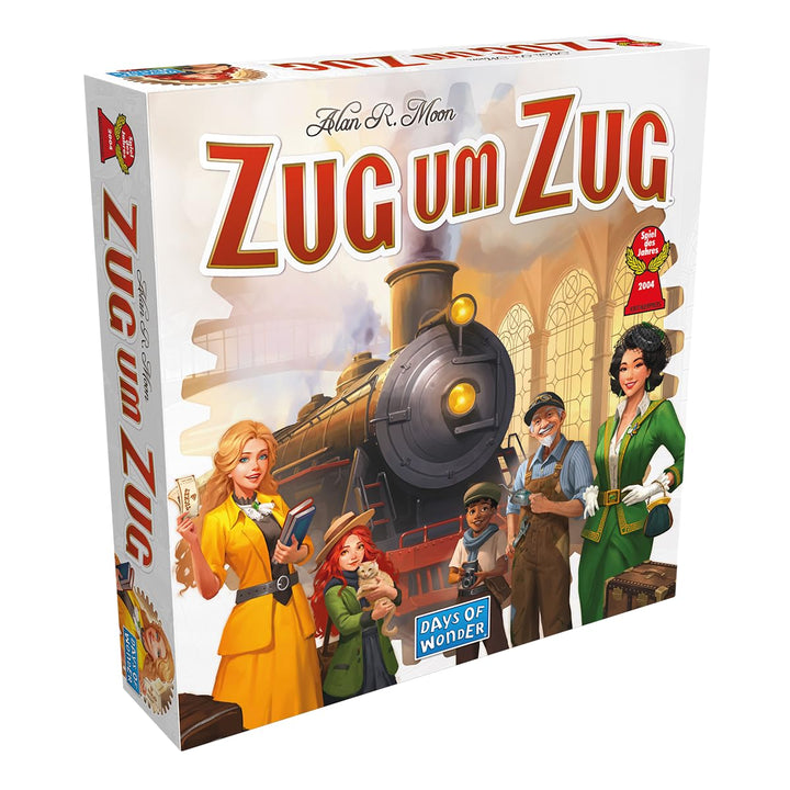 Asmodee, Zug um Zug (Refresh), Grundspiel, Familienspiel, Deutsch Neue version, Neue version