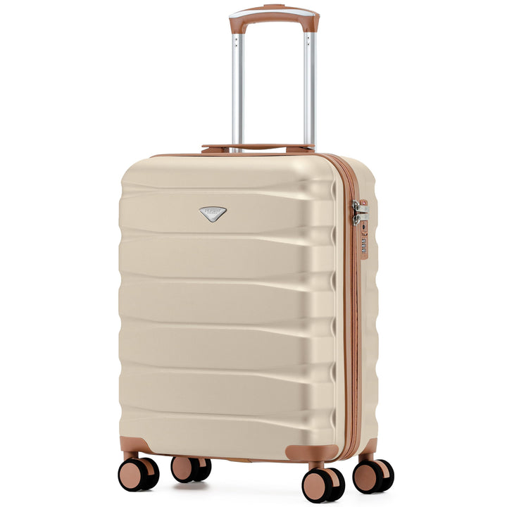 Flight Knight Leichter Koffer 29 Zoll Gross Check In Koffer ABS Hartschale 4 Rollen Fuer easyJet Bri