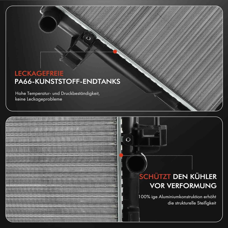 Frankberg Kühler Wasserkühler Schaltgetriebe Kompatibel mit Corsa C Kasten/Schrägheck X01 1.7L 2000-