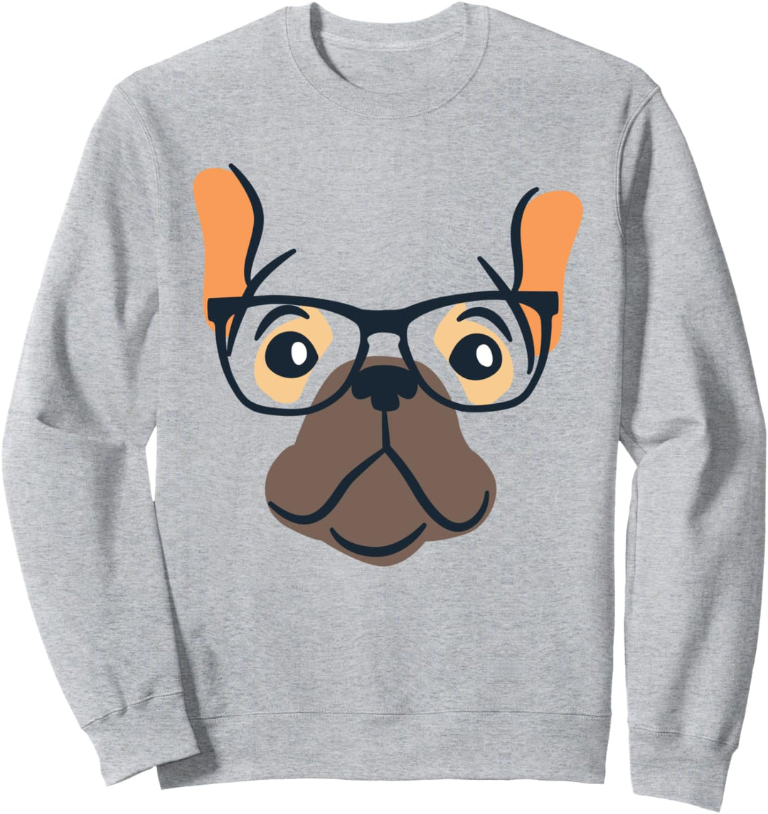 French Bulldog Hund Mops Kostüm Outfit Fasching Halloween Sweatshirt