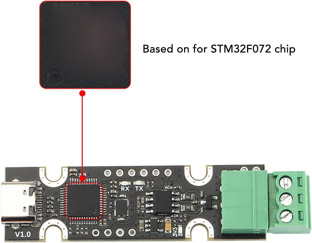 Tonysa USB-zu-CAN-Adapterplatine Basierend auf STM32F072, Unterstützung für CANable für Candlelight