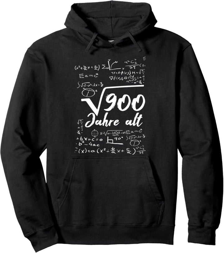 Mathe 30. Geburtstag 1991 Wurzel 900 = 30 Jahre Geschenk Pullover Hoodie