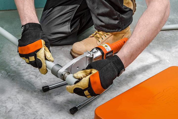 NEO TOOLS Schweissgerät für Kunststoffrohre 1200W, für Muffen und Rohre: PE, PP, PB mit Ø bis 110 mm