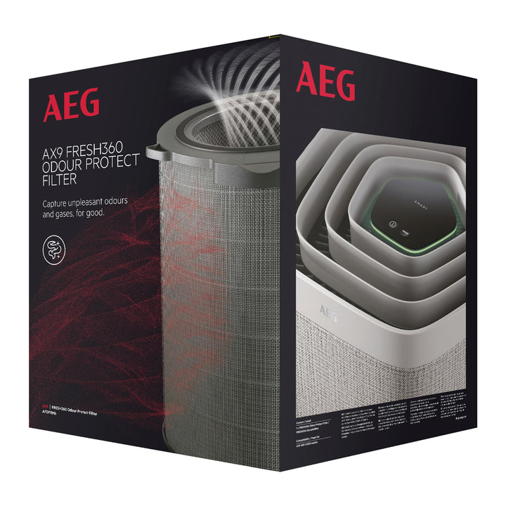 AEG AFDFRH6 Filter FRESH360 (Passend für AX91-604DG/AX91-604GY Luftreiniger, effizient gegen unangen