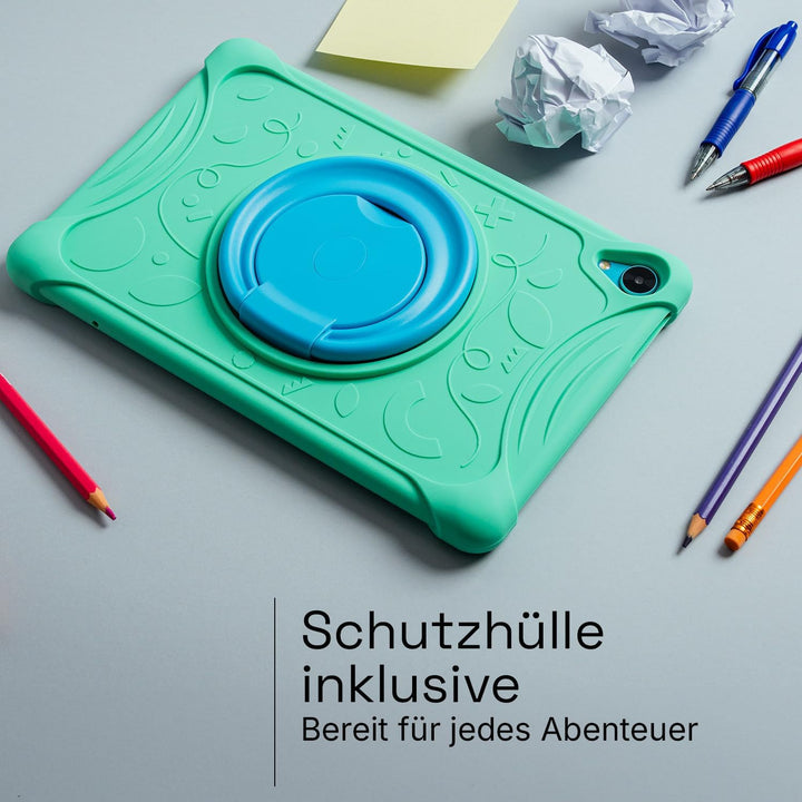 SPC WUUM TAB - Kinder-Tablet mit Hülle, Kindersicherung, sicherem Chat, Apps und Zeitmanagement von