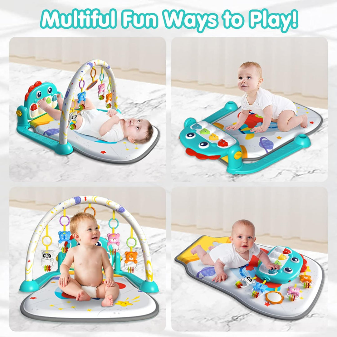 Eners Baby Gym Spielmatte Musikalische Aktivitätsmatte Piano Baby Play Gym Bauchzeit Gepolsterte Mat