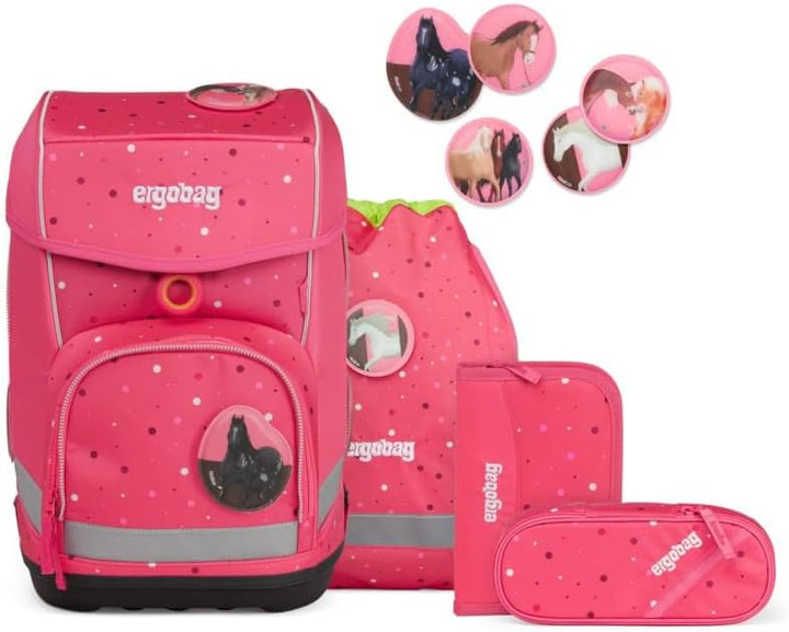 ergobag Unisex Kinder Soccer Fanbear Luggage- Kids' Luggage Einheitsgrösse Urlaub auf dem Reitbärhof