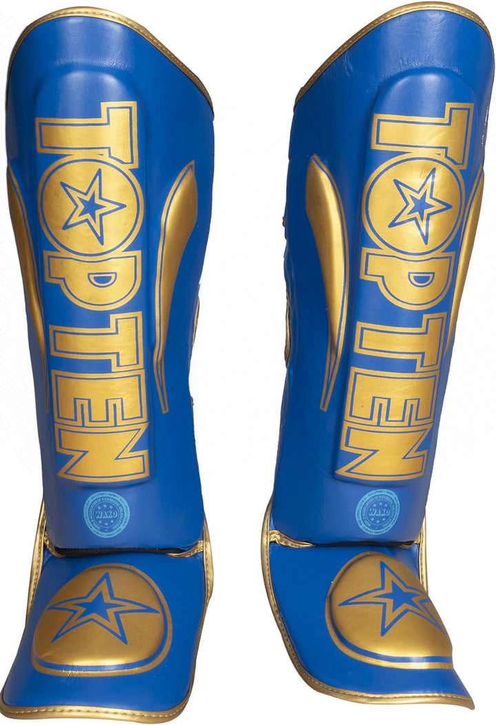 TopTen Schienbeinschutz „Star Light“ Blau - Gold XL, Blau - Gold XL