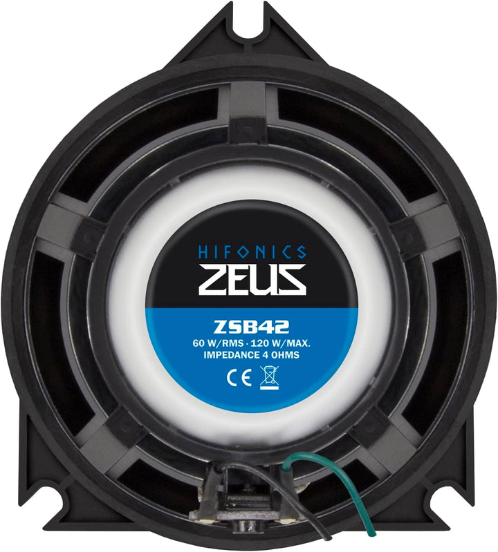 Hifonics ZSB42 2-Wege Einbau-Lautsprecher 120W Inhalt: 1St.