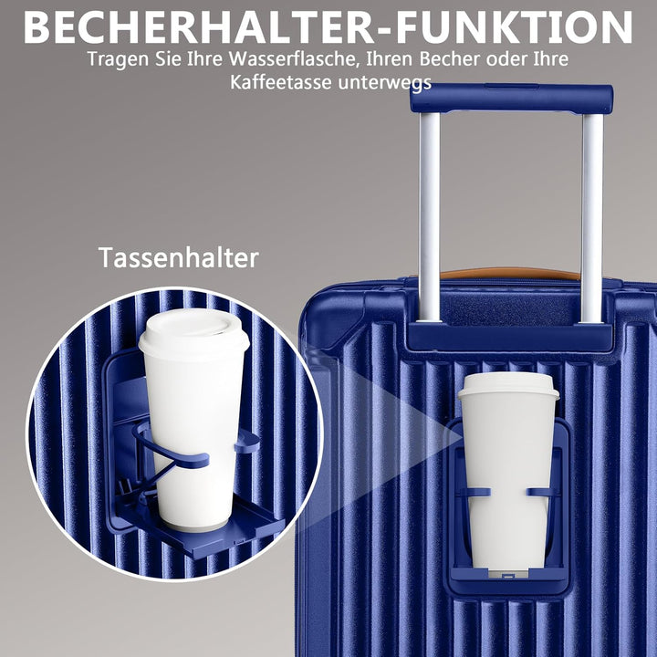 Joyway Kofferset 3 Teilig Hartschale Leicht ABS Reisekoffer von Trolley Handgepäck Sets mit TSA Schl