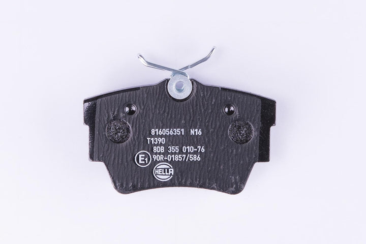 HELLA PAGID 8DB 355 010-761 Bremsbelagsatz - T1390 - Dicke/Stärke: 17mm - Bremssystem: Lucas - inkl.