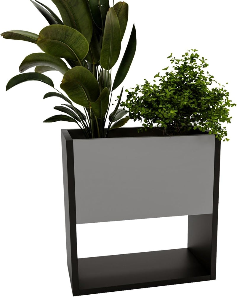 CraftPAK Blumenständer für Innen | Pflanzenständer aus hochwertigem Holzwerkstoff H45 x L44 x B22,6