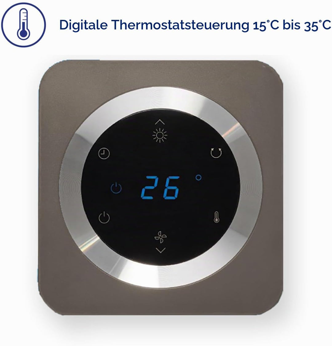 Clean Air Optima CA-904C Smart - 2in1: Design Heizlüfter - Heizen und Kühlen - Heizung: 1000/2000 Wa