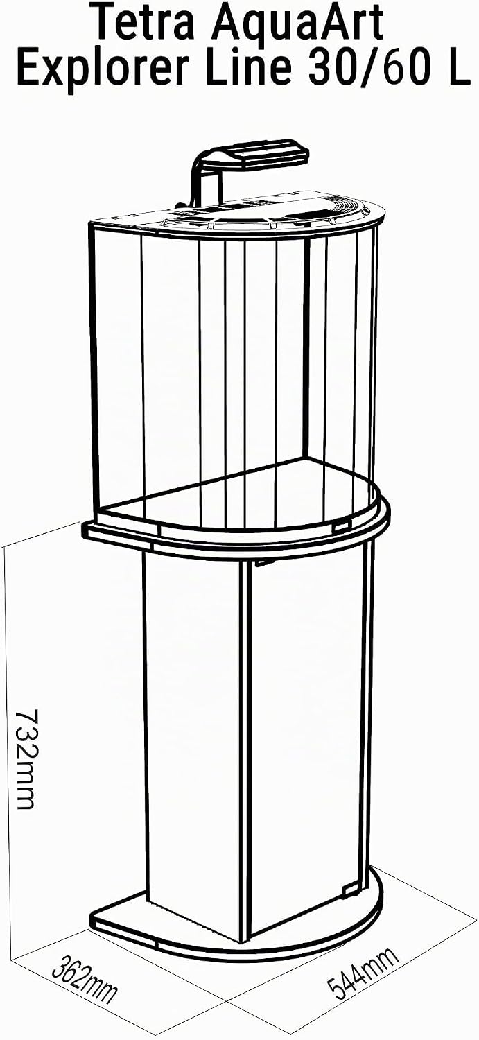 Tetra AquaArt Aquarienunterschrank, speziell für Tetra AquaArt Explorer Line 30/60 Liter Aquarien mi