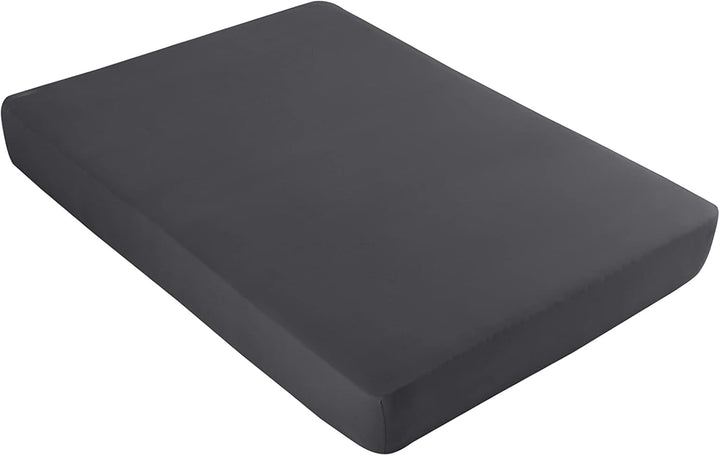 Vency Premium Jersey Spannbettlaken 180x200cm Anthrazit - Spannbetttuch 100% Baumwolle, Bettlaken 18