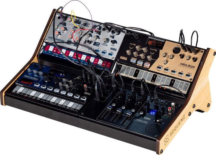 KORG VOLCA-SAMPLE2 - Probensequenzer + RACK VOLCA FÜR 4 STÜCK (2 X 2), Probensequenzer + RACK VOLCA
