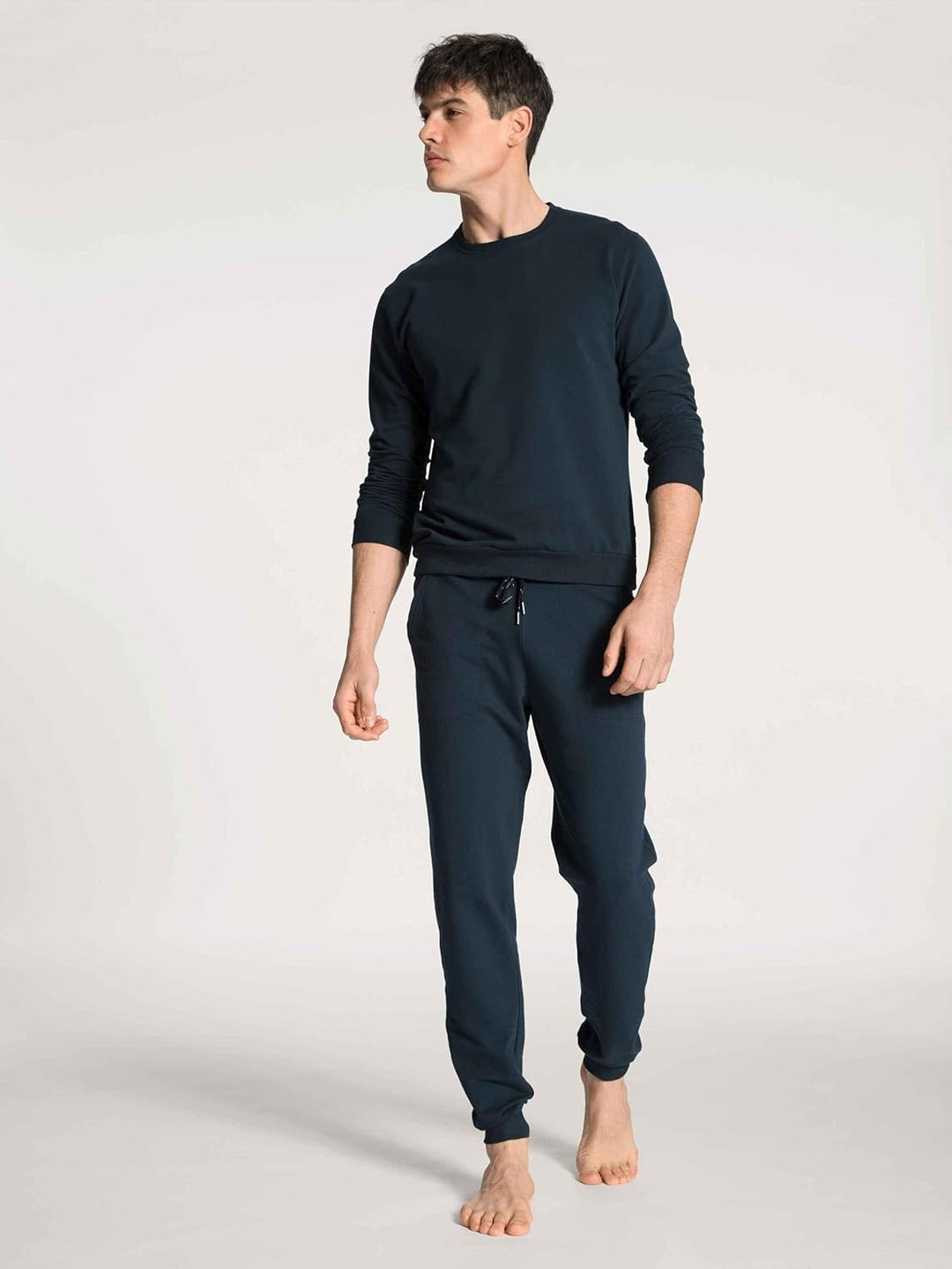 CALIDA Remix Basic Lounge Jogginghose Herren, mit Seitentaschen 58W Dark Sapphire, 58W Dark Sapphire