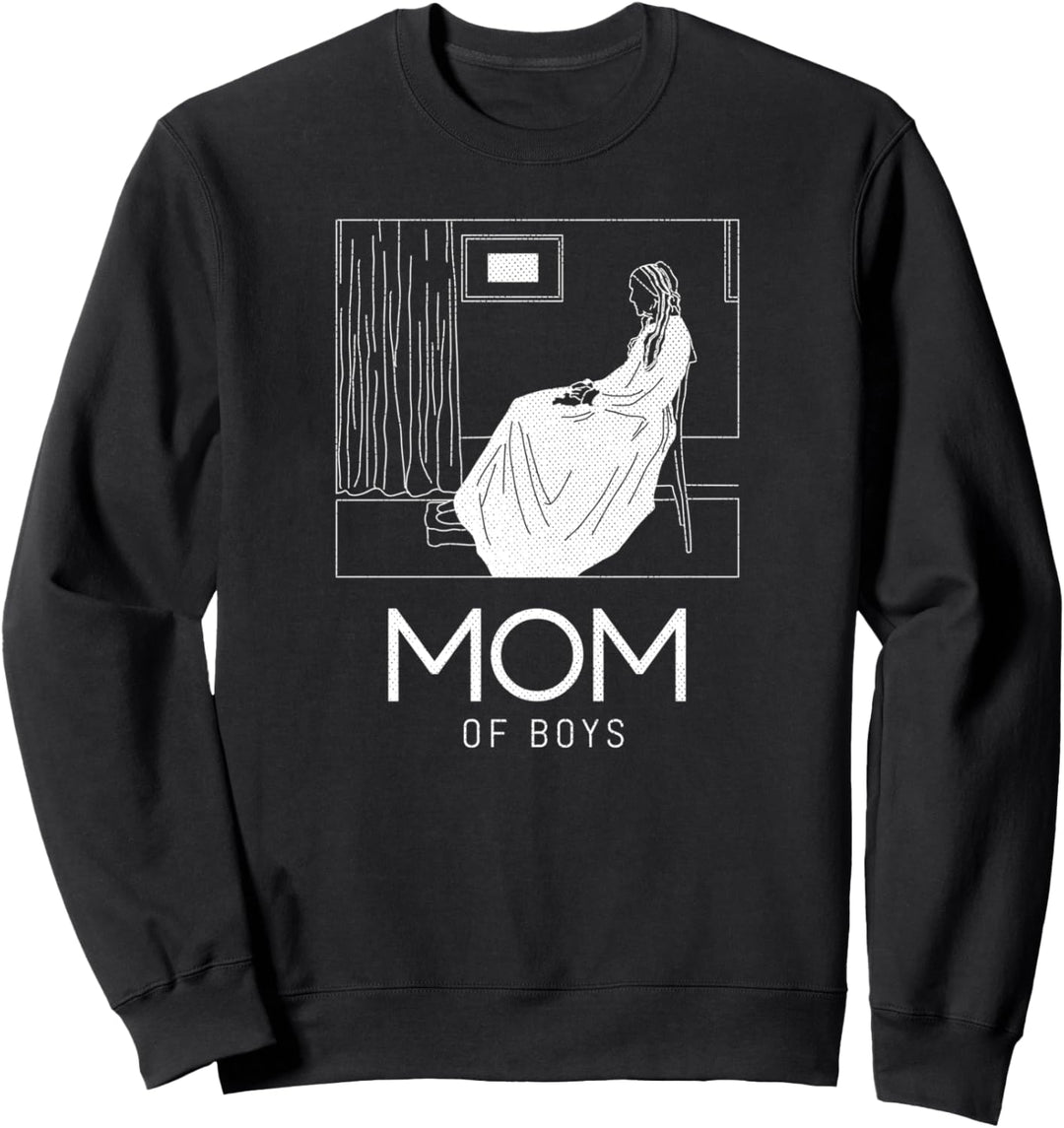 Mama von Jungen lustig niedlich Mutter Geschenk Sweatshirt