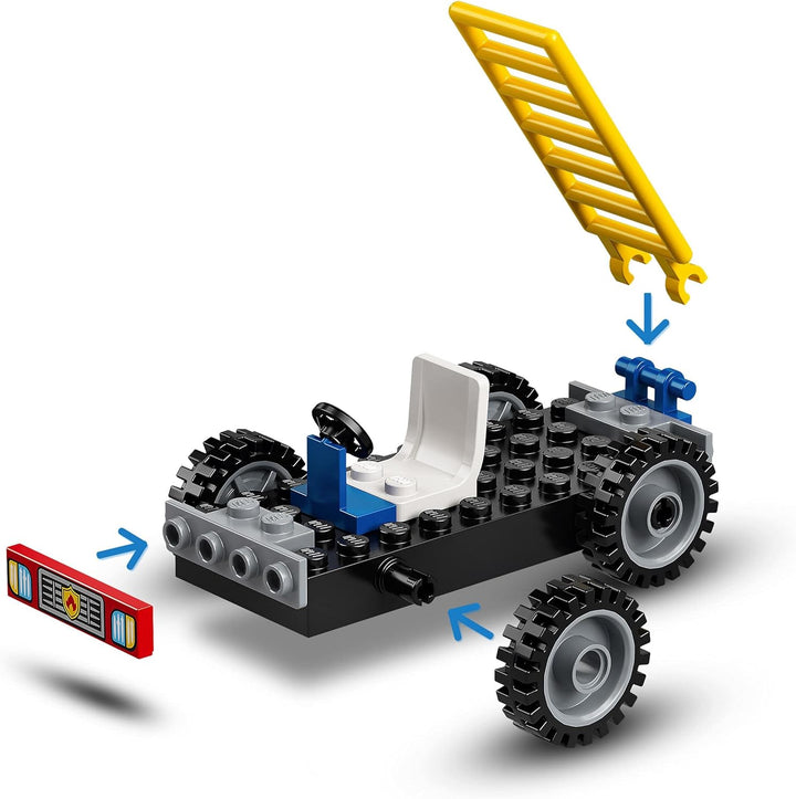 LEGO 10776 Mickey and Friends Mickys Feuerwehrstation und Feuerwehrauto Einzelbett