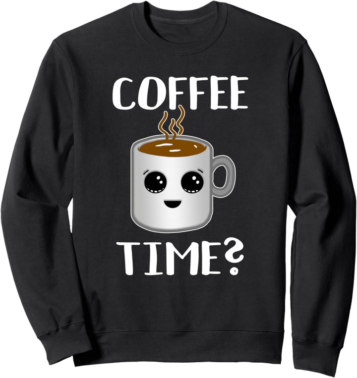 Netter Kaffee-Zeit-Witz - grosser Braumeister / Cafe Barista Sweatshirt