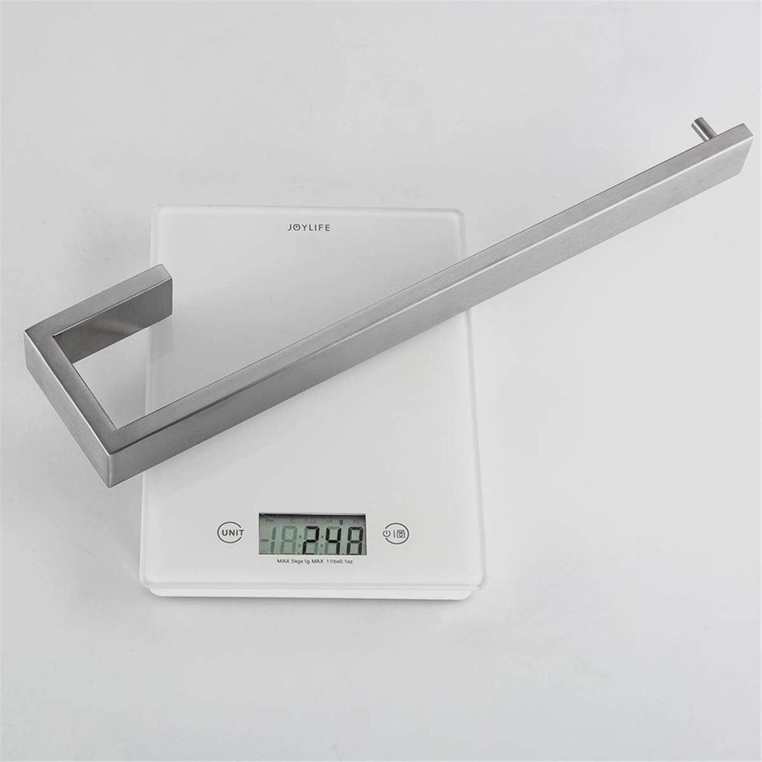 Flybath Handtuchhalter Wand Bad Küche 304 Edelstahl Gebürstet Silber 35 cm | Rostschutz, Robust, Bad