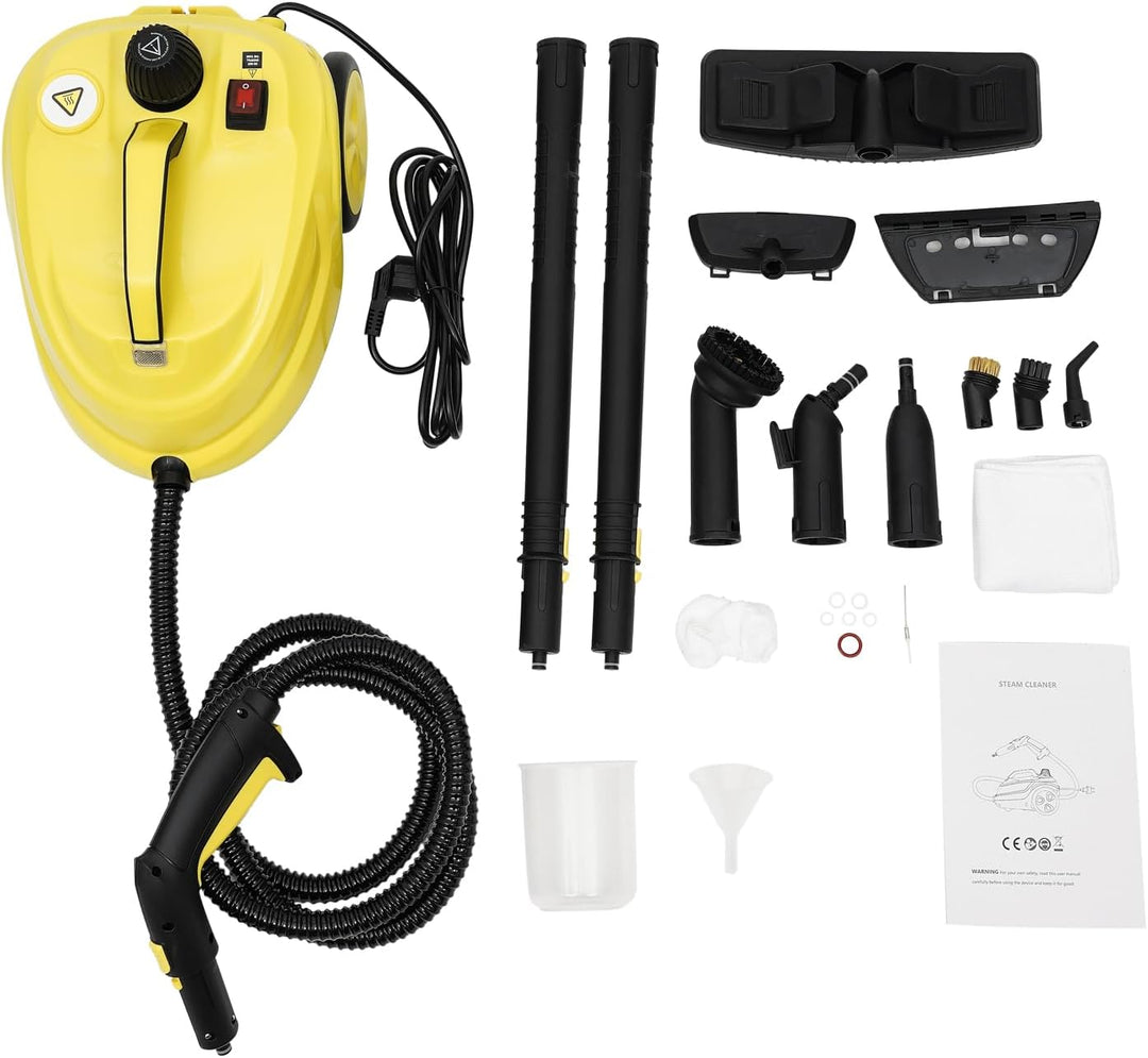 Dampfreiniger 2000W, Hochdruck Dampfreiniger Mit 5Bar &amp; 320°F, 1.8L Tank, 50Min Dauerbetrieb, Für Fl