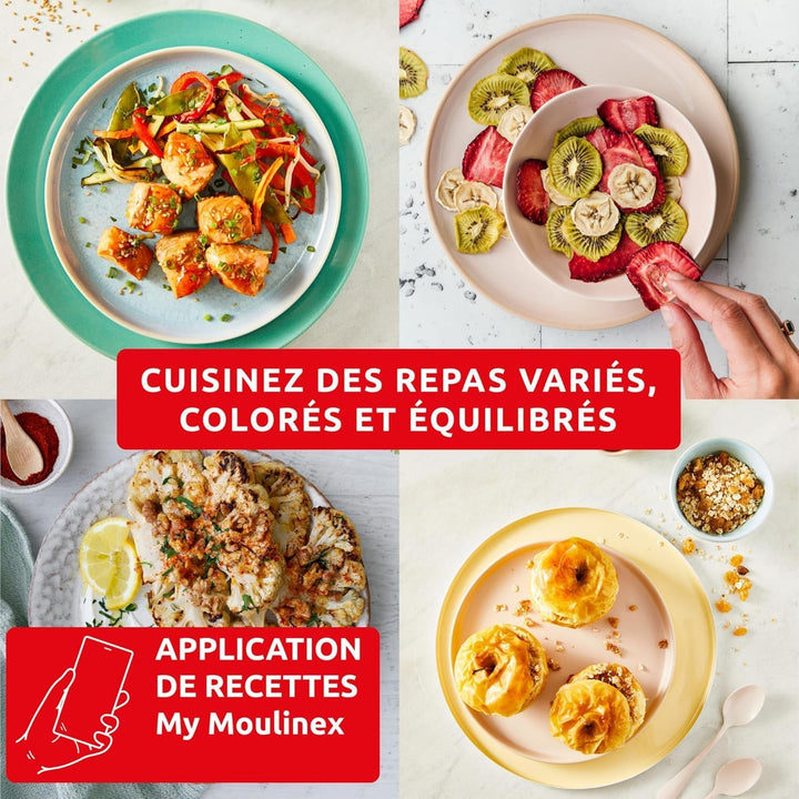 Moulinex Easy Fry Pop Pulver, 5 l, Air Fryer, bis zu 6 Personen, 10 intuitive Programme, digitaler T