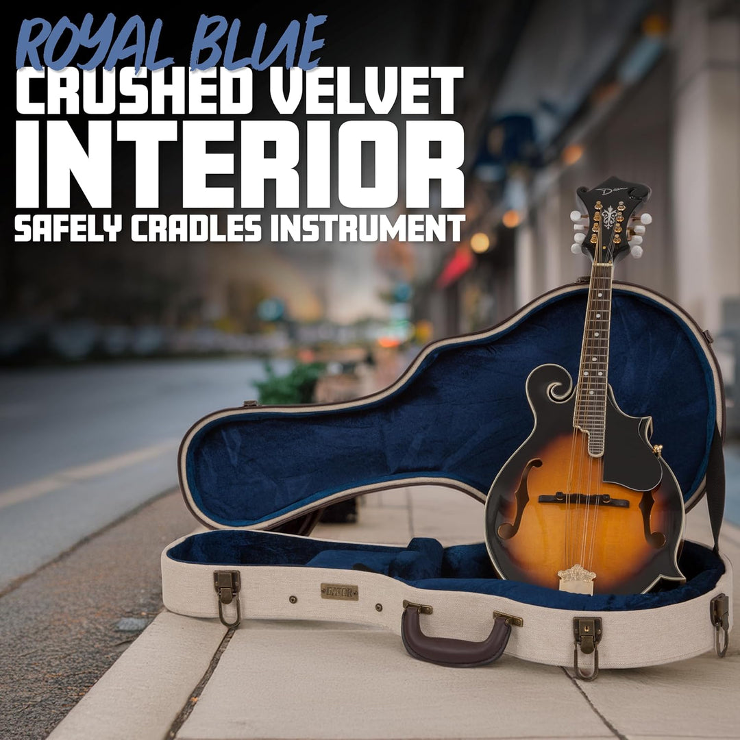GATOR-Fälle GW-JM-MANDOLIN Mandolinen-Fall Beige Mandoline, Beige Mandoline