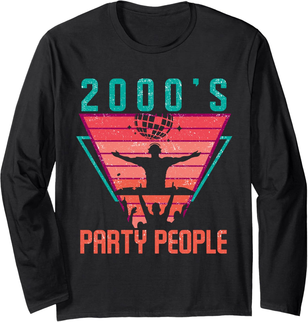 2000er Party Outfit 2000er Jahre 2000s Fashion Retro Vintage Langarmshirt
