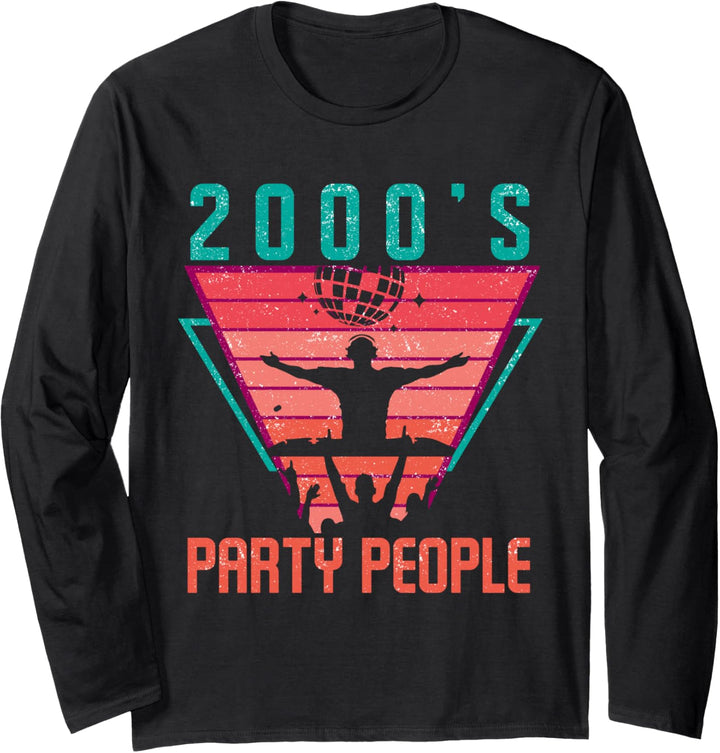 2000er Party Outfit 2000er Jahre 2000s Fashion Retro Vintage Langarmshirt