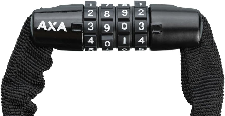 AXA Rigid RCC 120 – Kettenschloss mit Code – 120 cm lang – Stahlglieder 3,5 mm – Sicherheitsstufe 3