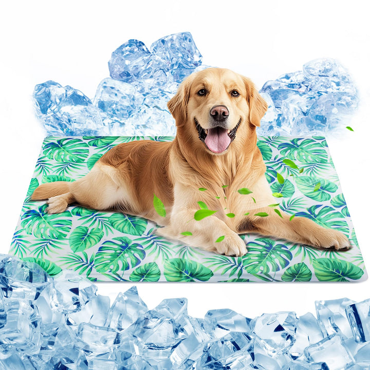 Ninonly Kühlmatte Hund 50X65cm Kühlmatte für Hunde Katze Haustier Eismatte Selbstkühlende mit Ungift