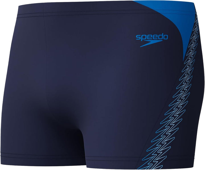 Speedo Herren Boom Aquashorts mit Passe Badehose, 28 Lagoon Blue / Celeste, 28 Lagoon Blue / Celeste