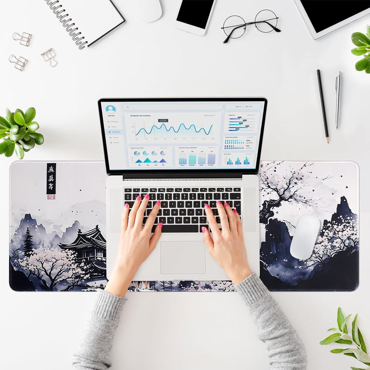 Yimomoyi Gaming Mauspad 900 x 400mm - Mousepad XXL - rutschfeste Mauspad gross - verbessert die Präz