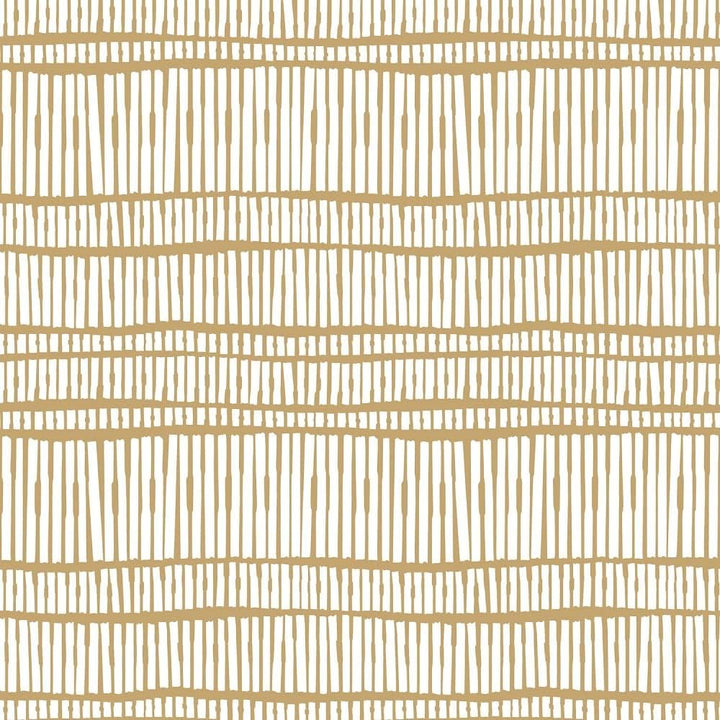 Clairefontaine 223881C - Rolle Geschenkpapier Kraftnatur 50mx70 cm 70g, Instinkt Streifen Weiss, 1 R