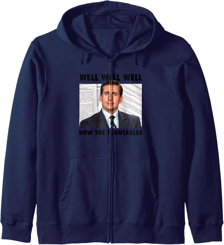 The Office Michael Wie die Plattenspieler Kapuzenjacke