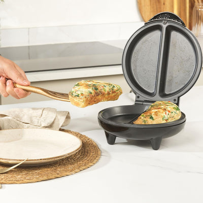 Salter Dual-Omelettmaker – Antihaftbeschichtete tiefe Platten, Doppel-Eierkocher, Macht 2 Omeletten,