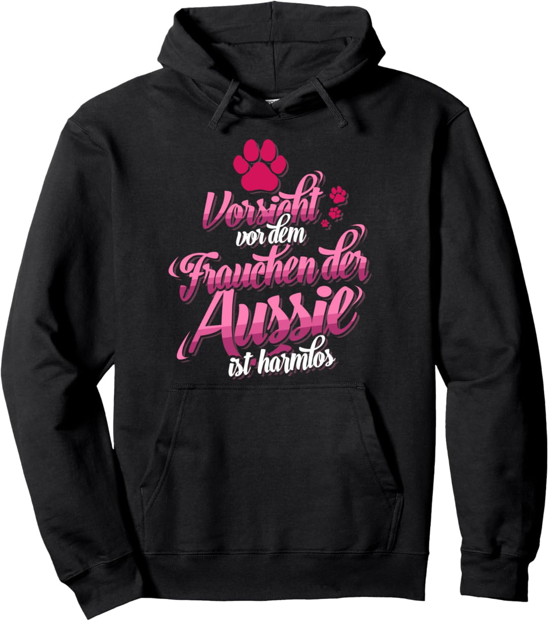 Aussie T-Shirt Lustig Australian Shepherd Frauchen Geschenk Pullover Hoodie