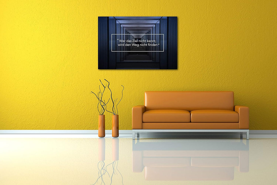 Printed Paintings Leinwand (80x60cm): Motivations-Sprüche und Zitate (Quotes), Inspirational Powe 80