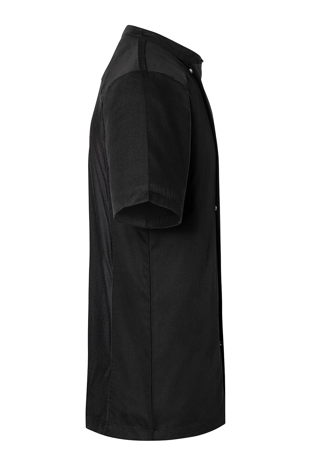 Karlowsky Kurzarm Überwurf-Kochhemd Basic XS Schwarz, XS Schwarz