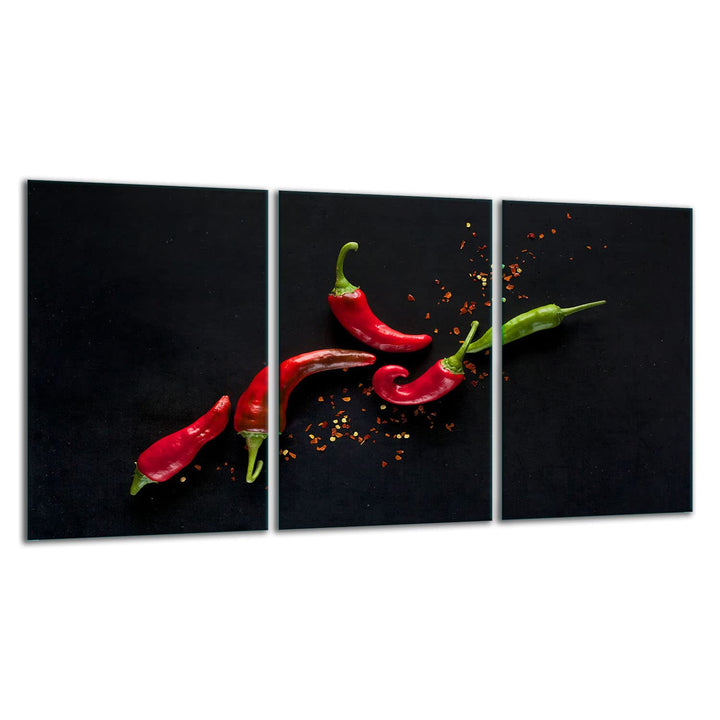 TMK ArtDeko Herdabdeckplatte 3 Teilig 3x30x52 cm - Spritzschutz Herdabdeckung – Herdschutz aus Siche